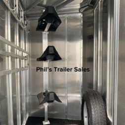 New FRONTIER 3 HORSE SLANT TRAILER ALUMINUM HORSE TRAILER Stock / Stock Combo Trailer