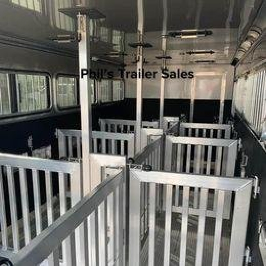 New 2024 FRONTIER TRAILERS FRONTIER 8 PEN LOW PRO LIVESTOCK TRAILER STOCK TRAILERS Stock / Stock Combo Trailer