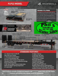 New Iron Bull EQUIPMENT TRAILER 102 X 25 22K GVWR IRONBULL PINTLE HITCH Equipment Trailer5