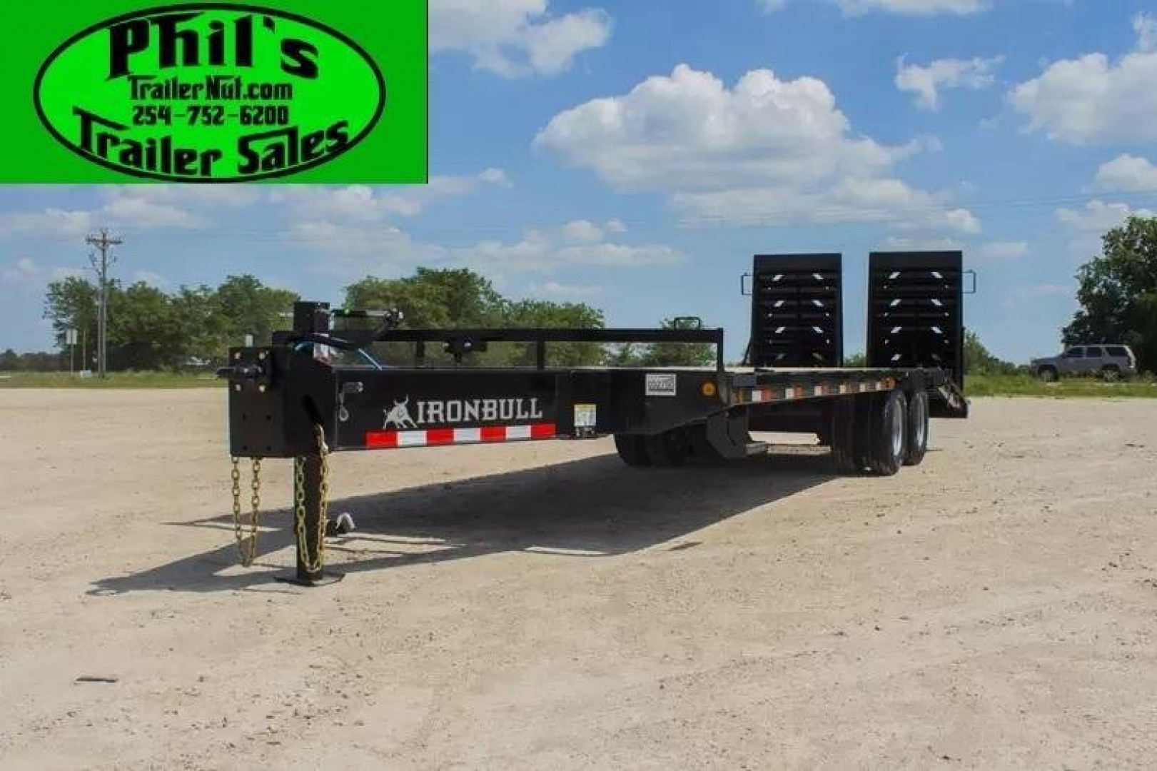 New Iron Bull EQUIPMENT TRAILER 102 X 30 24K GVWR  IRONBULL PINTLE HITCH  Equipment Trailer
