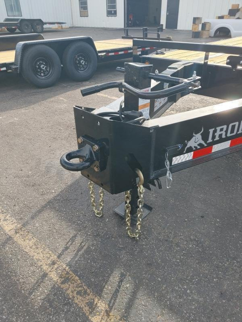 New Iron Bull EQUIPMENT TRAILER 102 X 30 24K GVWR  IRONBULL PINTLE HITCH  Equipment Trailer