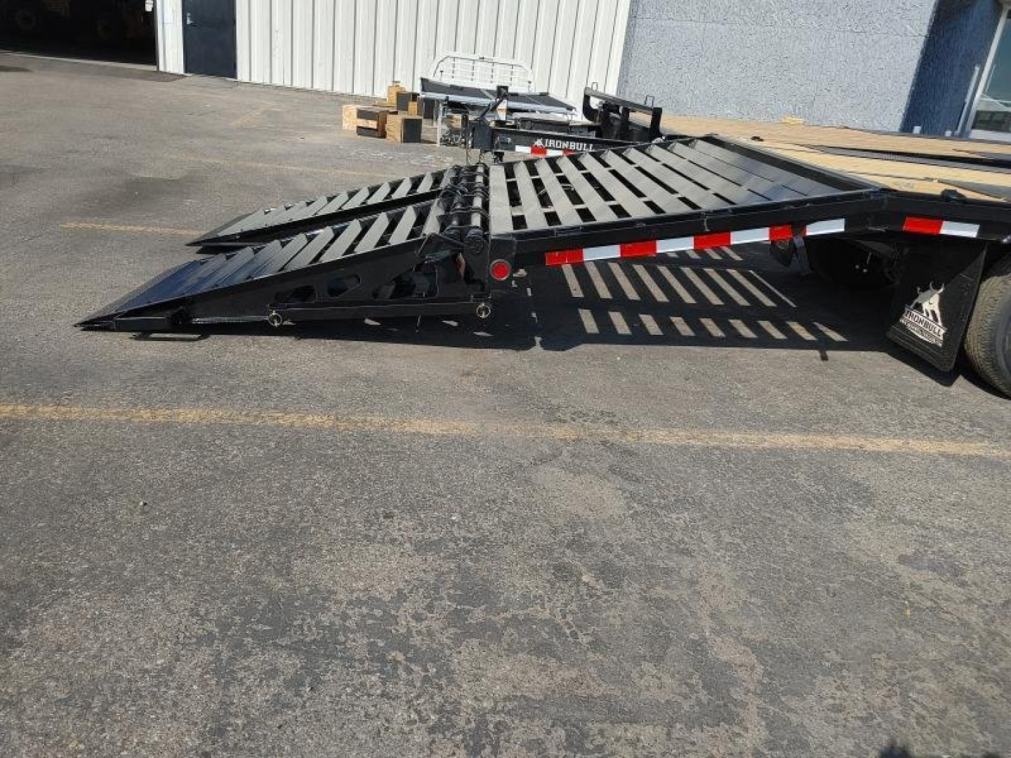 New Iron Bull EQUIPMENT TRAILER 102 X 30 24K GVWR  IRONBULL PINTLE HITCH  Equipment Trailer