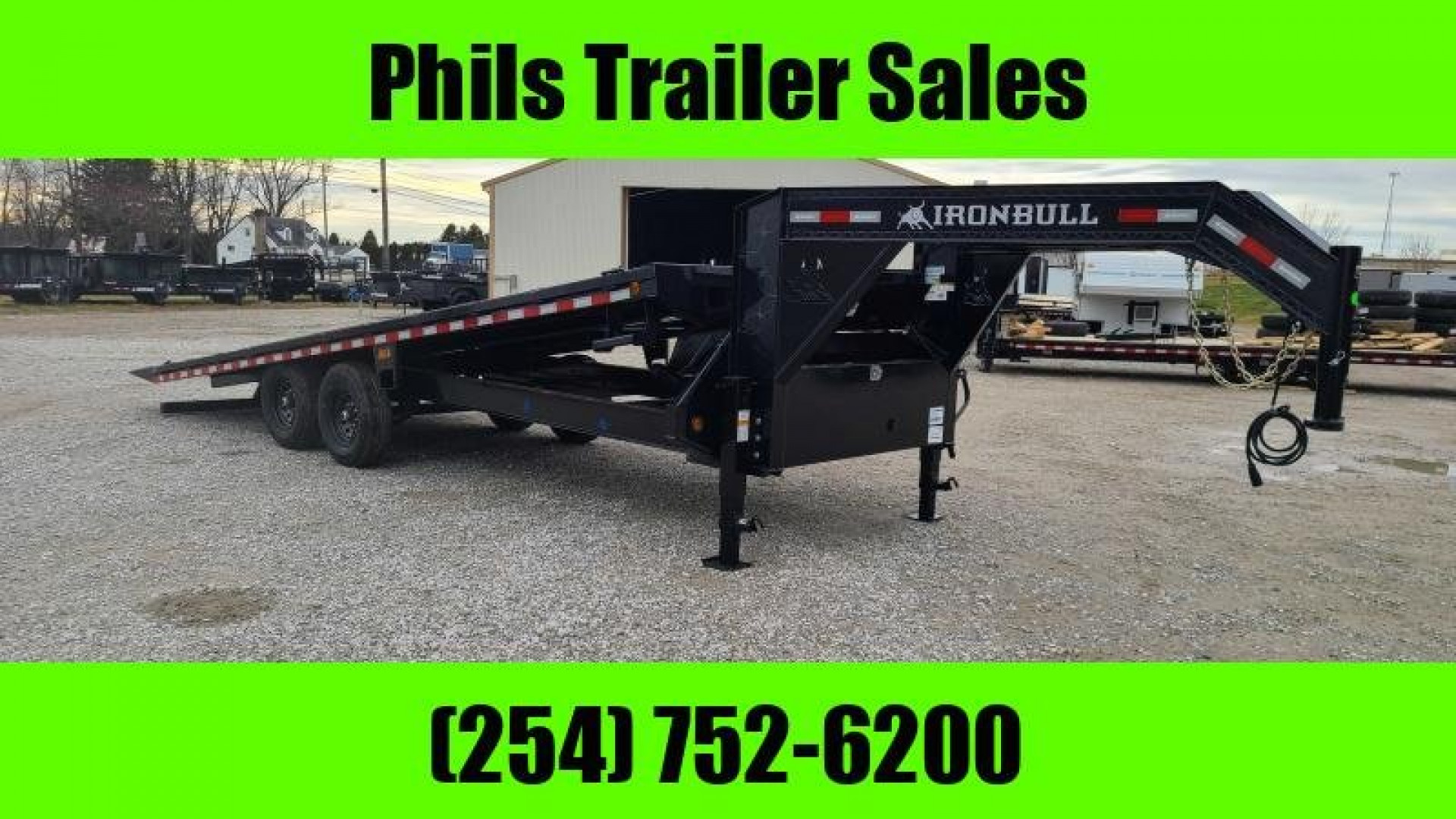 New 2026 Iron Bull 26' IRON BULL TILT GOOSENECK TRAILER 7 K AXLES EQUIPMENT TRAILER Equipment Trailer