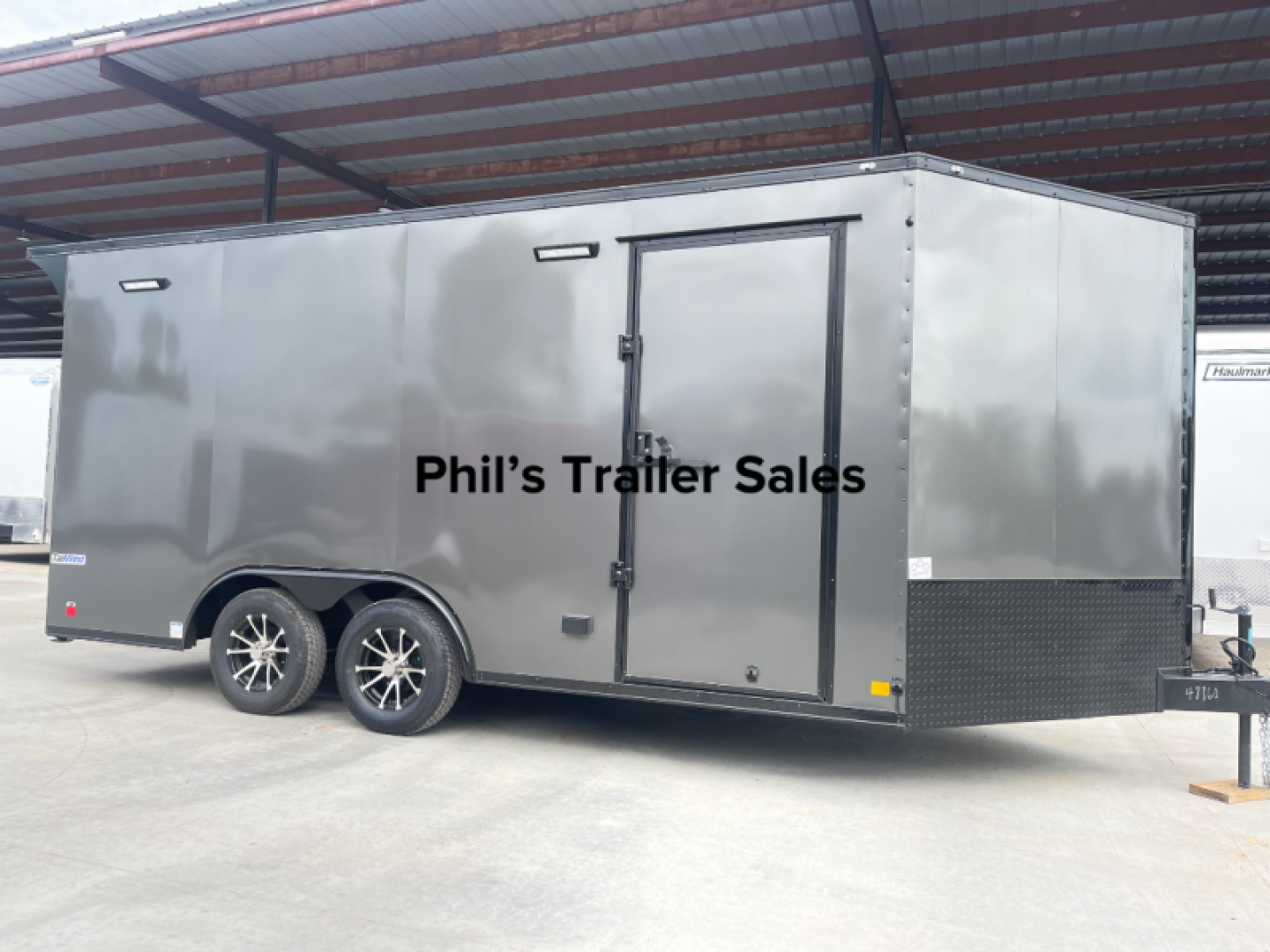 New Continental Cargo NEW 85X16 V-NOSE ELECTRICAL PACKAGE ENCLOSED MOTORCYCLE TRAILER TRAILER CARGO TRAILERS Motorcycle Trailer