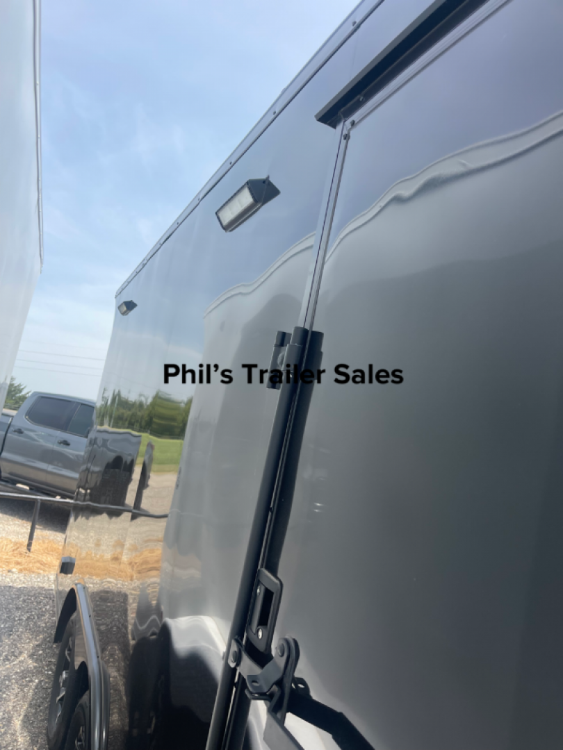 New Continental Cargo NEW 85X16 V-NOSE ELECTRICAL PACKAGE ENCLOSED MOTORCYCLE TRAILER TRAILER CARGO TRAILERS Motorcycle Trailer