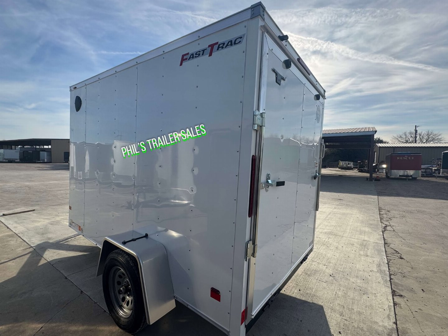 New WELLS CARGO ENCLOSED TRAILER 6X10 6' 6 Enclosed Cargo Trailer