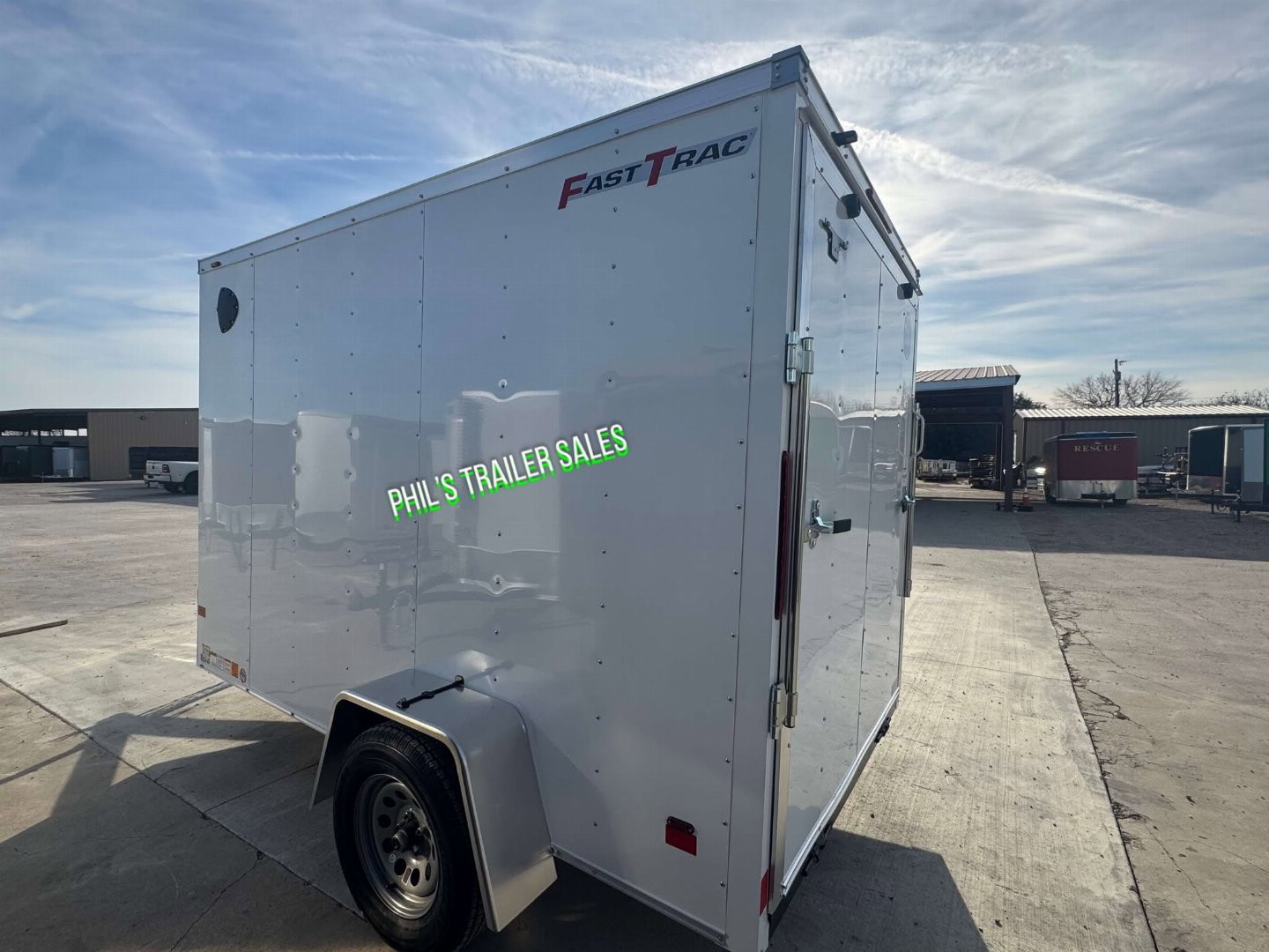 New WELLS CARGO ENCLOSED TRAILER 6X10 6' 6 Enclosed Cargo Trailer