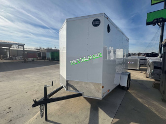 New WELLS CARGO ENCLOSED TRAILER 6X10 6' 6 Enclosed Cargo Trailer