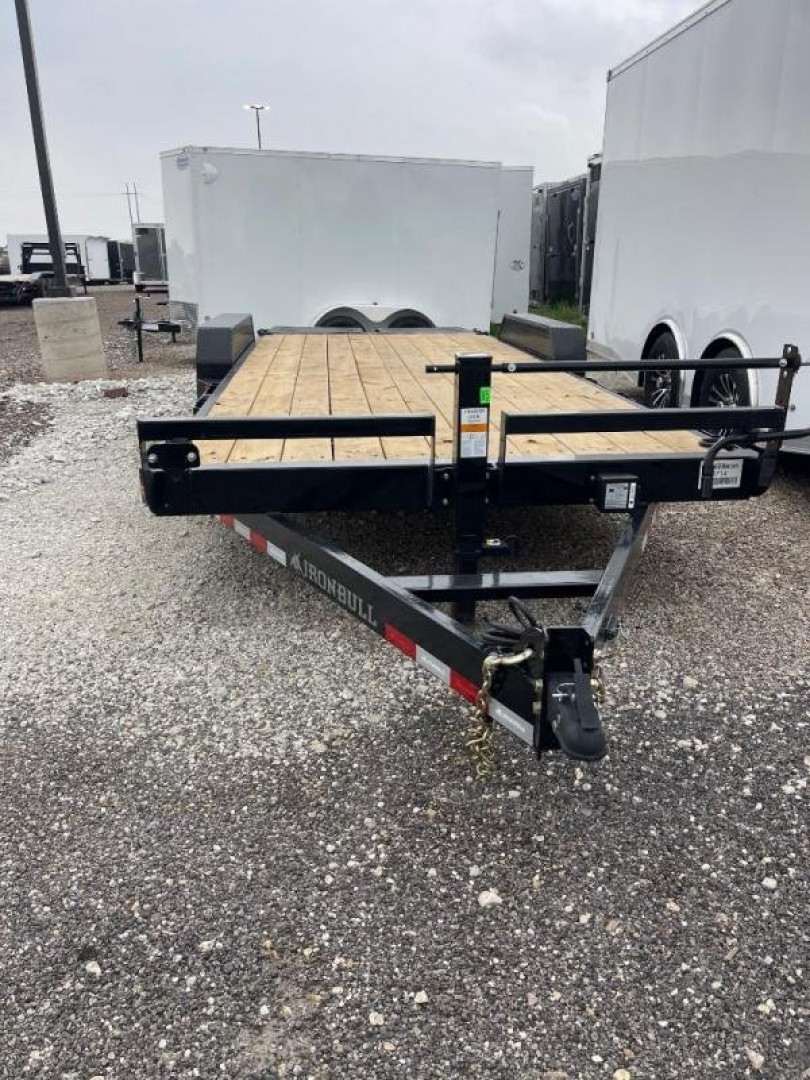 New 2024 IRON BULL 83X20 EQUIPMENT TRAILER 14 K RAMPAGE RAMPS TRAILERS Flatbed Trailer