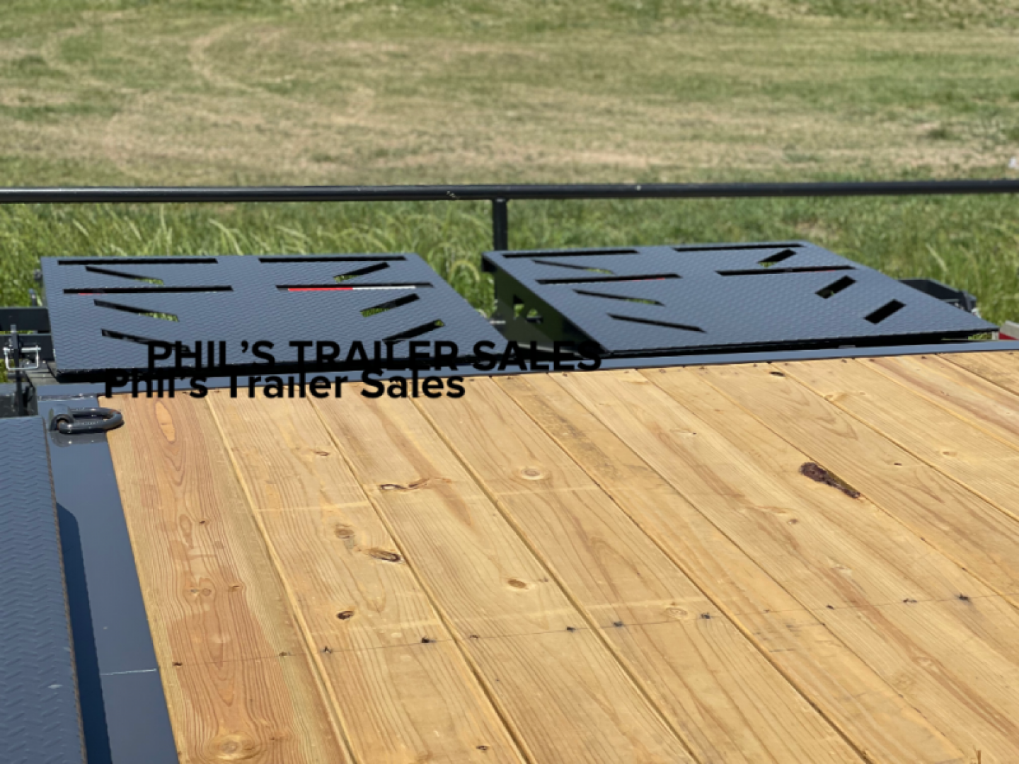 New 2024 IRON BULL 83X20 EQUIPMENT TRAILER 14 K RAMPAGE RAMPS TRAILERS Flatbed Trailer