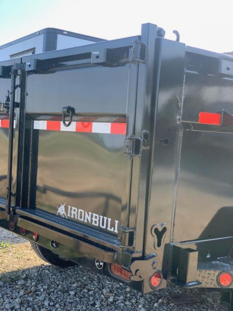 New IRON BULL TELESCOPIC 14' DUMP 4' SIDES DUMP TRAILER UTILITY DUMP TRAILER Dump Trailer