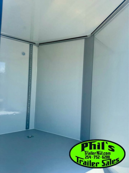 New Cell-Tech Trailers NEW 85X24 V-NOSE HEAVY DUTY ENCLOSED TRAILER CAR HAULER CARGO TRAILER 7000 LB AXLES Cargo / Enclosed Trailer