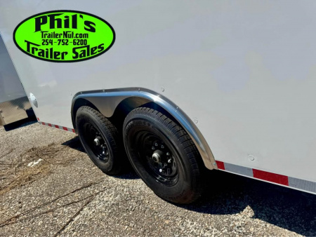 New Cell-Tech Trailers NEW 85X24 V-NOSE HEAVY DUTY ENCLOSED TRAILER CAR HAULER CARGO TRAILER 7000 LB AXLES Cargo / Enclosed Trailer