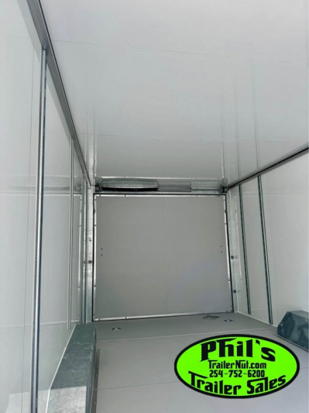 New Cell-Tech Trailers NEW 85X24 V-NOSE HEAVY DUTY ENCLOSED TRAILER CAR HAULER CARGO TRAILER 7000 LB AXLES Cargo / Enclosed Trailer