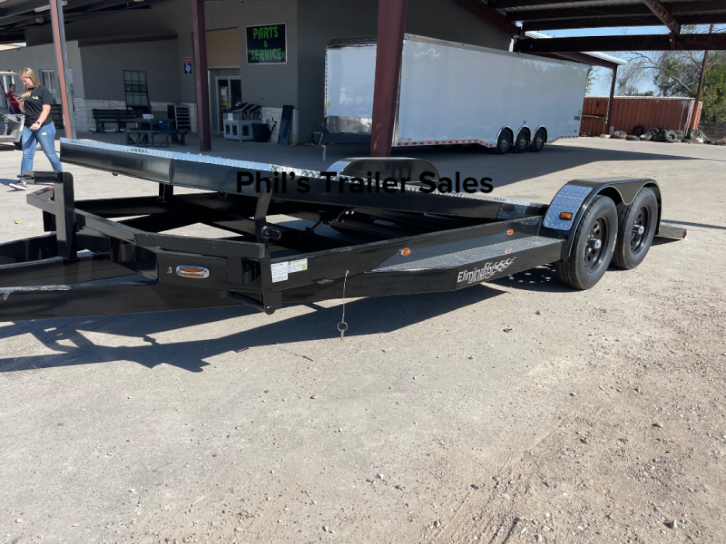 New 102 Ironworks 20' ELIMINATOR OPEN CAR HAULER TILT STEEL DECK with Aluminum Wheels Tilt Trailer