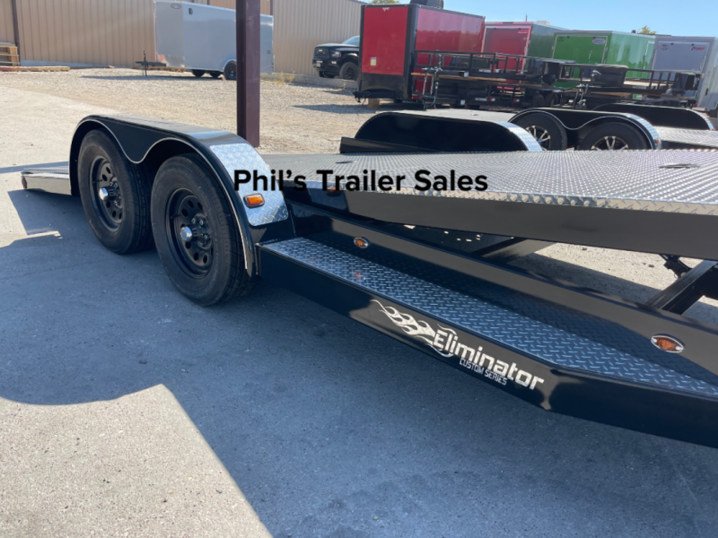 New 102 Ironworks 20' ELIMINATOR OPEN CAR HAULER TILT STEEL DECK with Aluminum Wheels Tilt Trailer