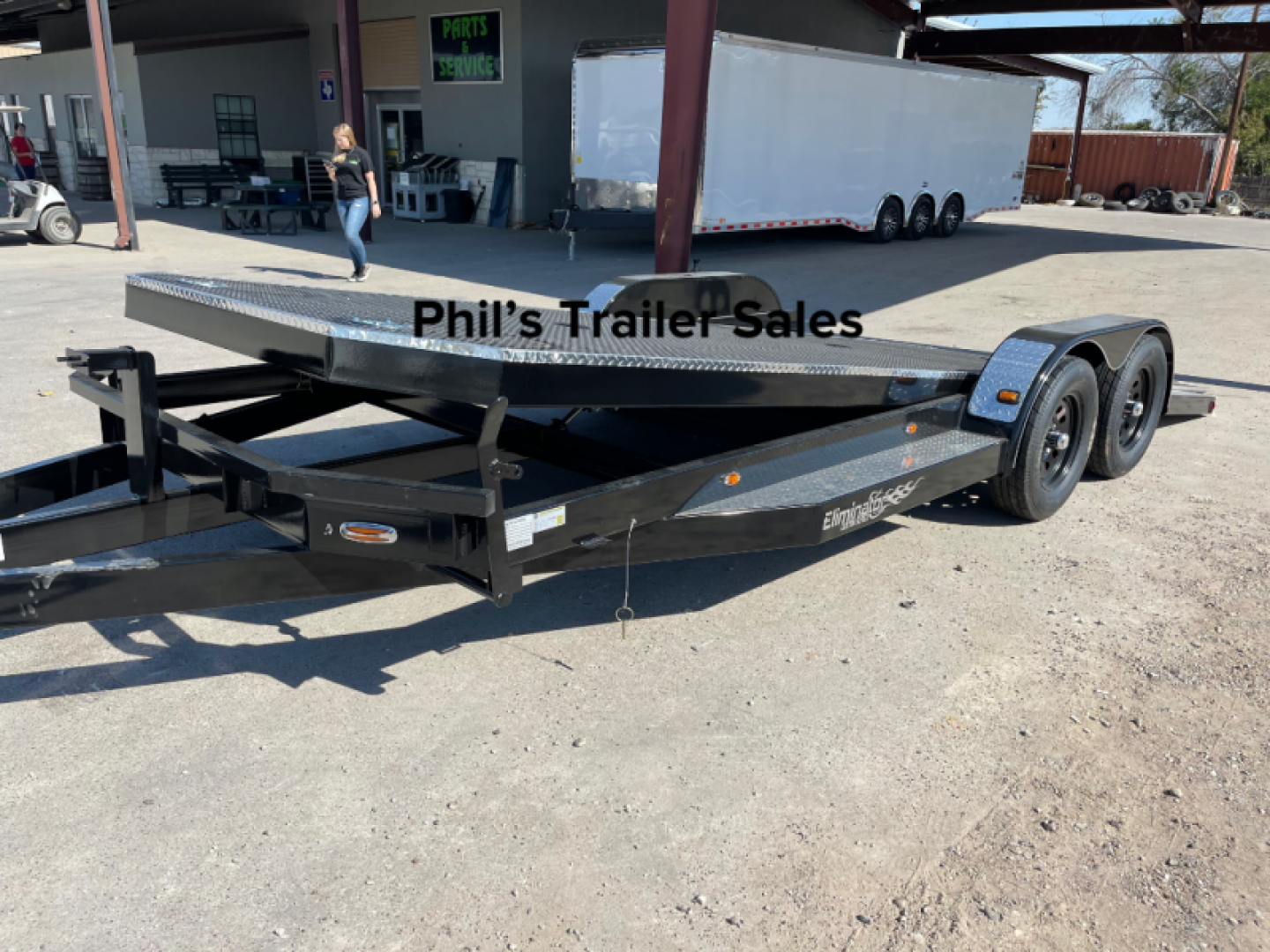 New 102 Ironworks 20' ELIMINATOR OPEN CAR HAULER TILT STEEL DECK with Aluminum Wheels Tilt Trailer