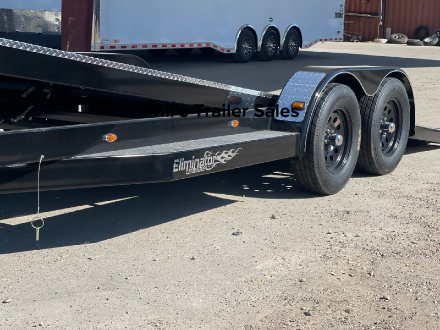 New 102 Ironworks 20' ELIMINATOR OPEN CAR HAULER TILT STEEL DECK with Aluminum Wheels Tilt Trailer