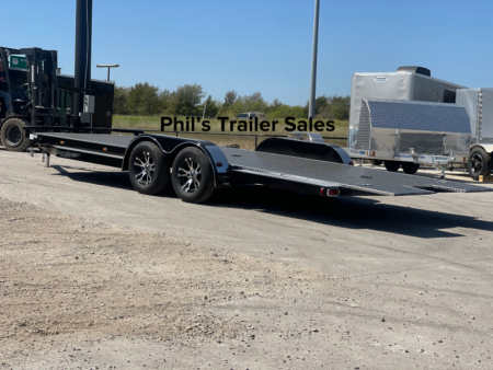 New 102 Ironworks 20' ELIMINATOR OPEN CAR HAULER TILT STEEL DECK with Aluminum Wheels Tilt Trailer