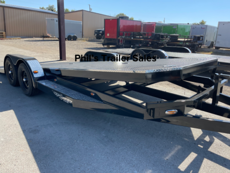 New 102 Ironworks 20' ELIMINATOR OPEN CAR HAULER TILT STEEL DECK with Aluminum Wheels Tilt Trailer