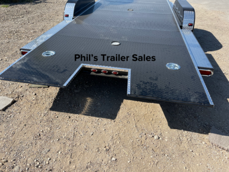 New 102 Ironworks 20' ELIMINATOR OPEN CAR HAULER TILT STEEL DECK with Aluminum Wheels Tilt Trailer