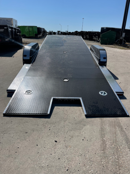 New 102 Ironworks 20' ELIMINATOR OPEN CAR HAULER TILT STEEL DECK with Aluminum Wheels Tilt Trailer
