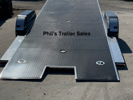 New 102 Ironworks 20' ELIMINATOR OPEN CAR HAULER TILT STEEL DECK with Aluminum Wheels Tilt Trailer