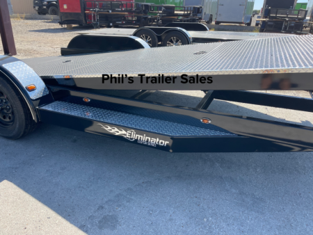 New 102 Ironworks 20' ELIMINATOR OPEN CAR HAULER TILT STEEL DECK with Aluminum Wheels Tilt Trailer