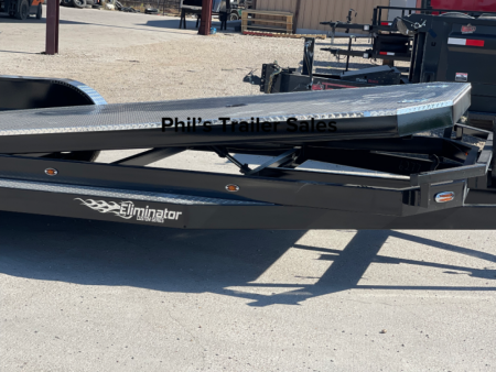 New 102 Ironworks 20' ELIMINATOR OPEN CAR HAULER TILT STEEL DECK with Aluminum Wheels Tilt Trailer