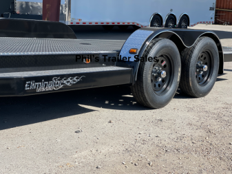 New 102 Ironworks TILT 22 X 102 ELIMINATOR 5200LB AXLES  CAR HAULER  Car Hauler