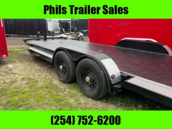 New 102 Ironworks TILT 22 X 102 ELIMINATOR 5200LB AXLES  CAR HAULER  Car Hauler