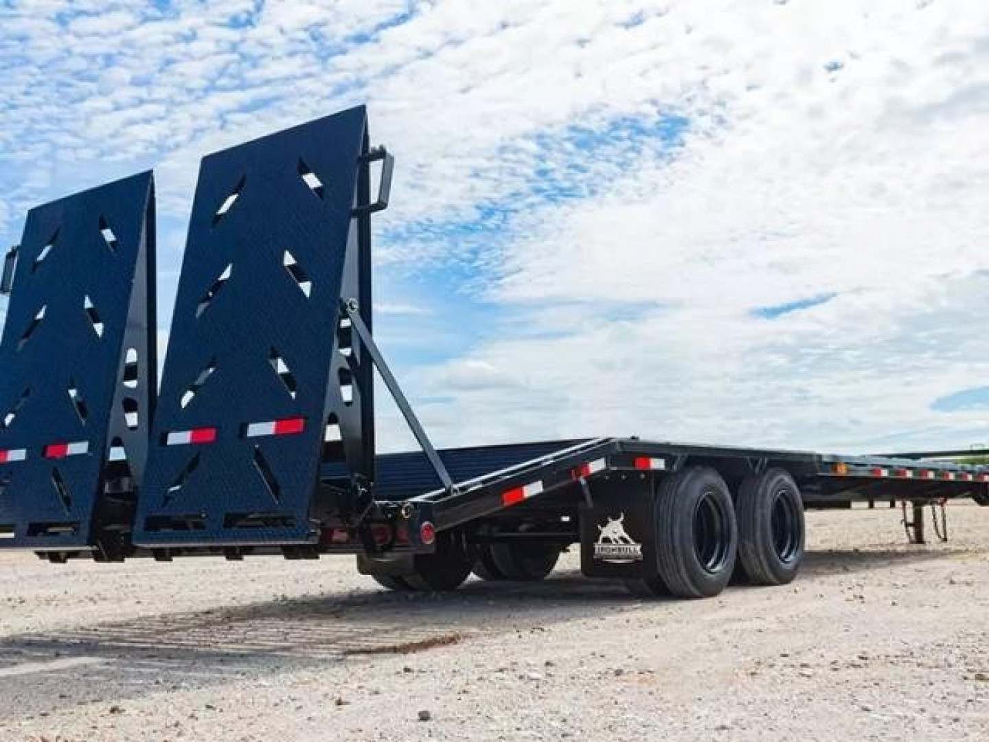 New Iron Bull AIR RIDE EQUIPMENT TRAILER 102 X 30 22K GVWR IRONBULL PINTLE HITCH Equipment TraiLER