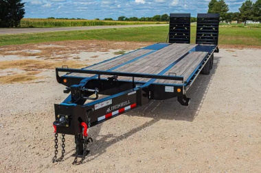 New Iron Bull AIR RIDE EQUIPMENT TRAILER 102 X 30 22K GVWR IRONBULL PINTLE HITCH Equipment TraiLER