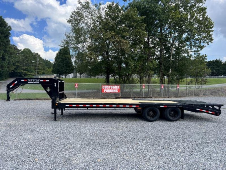 New 102 X 25 NORSTAR IRON BULL EQUIPMENT TRAILER TANDEM DUAL Deckover TrailER GOOSENECK TRAILER