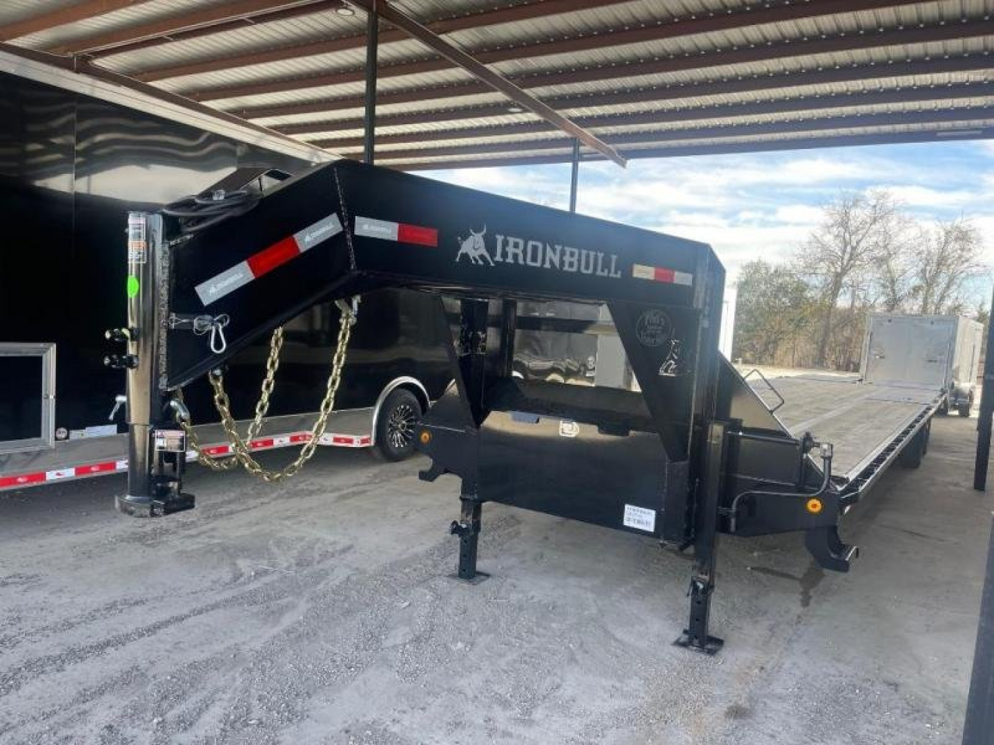 New IRON BULL TRAILERS 40 FT TANDEM DUAL EQUIPMENT TRAILER Iron Bull Trailers Deckover Trailer Equipment Trailer