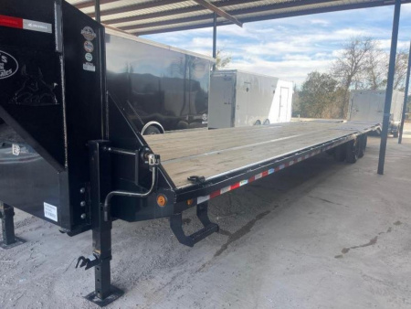 New IRON BULL TRAILERS 40 FT TANDEM DUAL EQUIPMENT TRAILER Iron Bull Trailers Deckover Trailer Equipment Trailer
