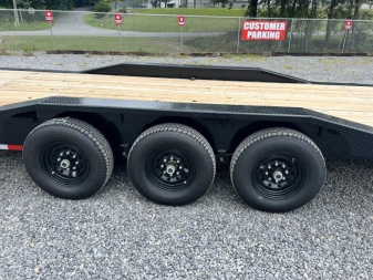 New 2026 IRON BULL NEW 102X40 GOOSENECK EQUIPMENT TRAILER DRIVE OVER FENDERS OPEN TRAILER UTILITY Equipment Trailer