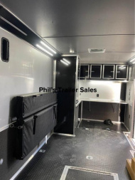 New RED TAG SALE! Continental Cargo 34 DRAGSTER BRACING EXTRA HEIGHT BLACKOUT Car / Racing Trailer ONLY 1 AT THIS PRICE! GET IT WHILE YOU CAN!