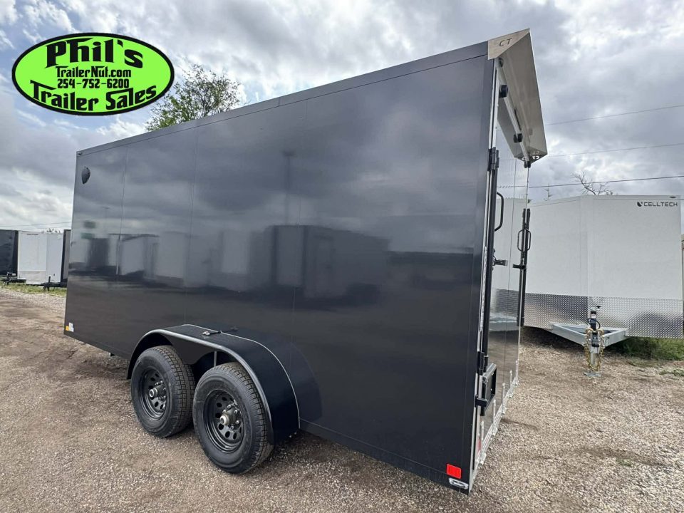 New Cell-Tech Trailers NEW 7X16 V-NOSE ENCLOSED TRAILER CARGO TRAILER COMMERCIAL GRADE HEAVY DUTY Cargo / Enclosed Trailer