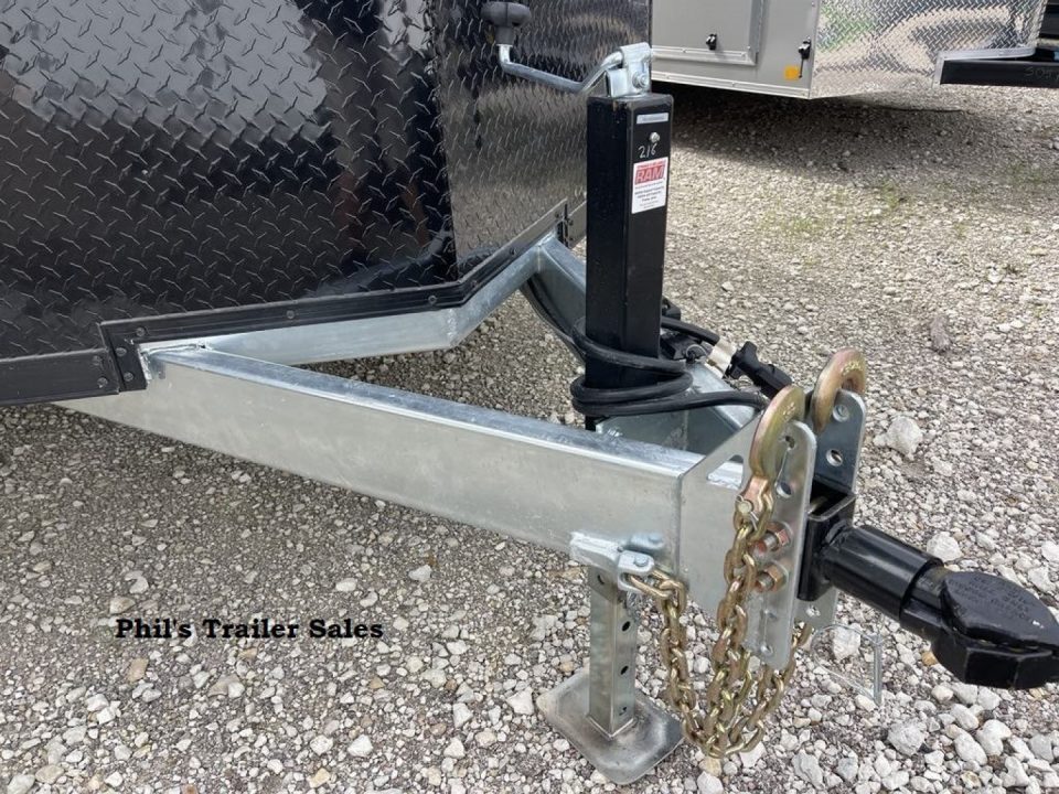 New Cell-Tech Trailers NEW 7X16 V-NOSE ENCLOSED TRAILER CARGO TRAILER COMMERCIAL GRADE HEAVY DUTY Cargo / Enclosed Trailer
