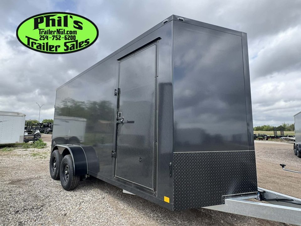 New Cell-Tech Trailers NEW 7X16 V-NOSE ENCLOSED TRAILER CARGO TRAILER COMMERCIAL GRADE HEAVY DUTY Cargo / Enclosed Trailer
