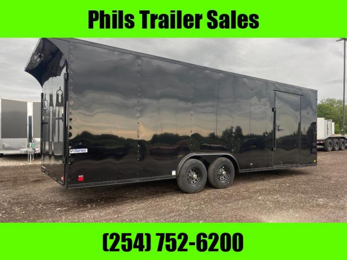 New 2025 CONTINENTAL CARGO NEW 85X24 V-NOSE ENCLOSED TRAILER CAR HAULER Car / Racing Trailer