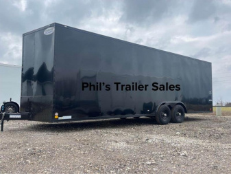 New 2025 CONTINENTAL CARGO NEW 85X24 V-NOSE ENCLOSED TRAILER CAR HAULER Car / Racing Trailer