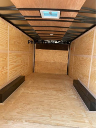 New 2025 CONTINENTAL CARGO NEW 85X24 V-NOSE ENCLOSED TRAILER CAR HAULER Car / Racing Trailer