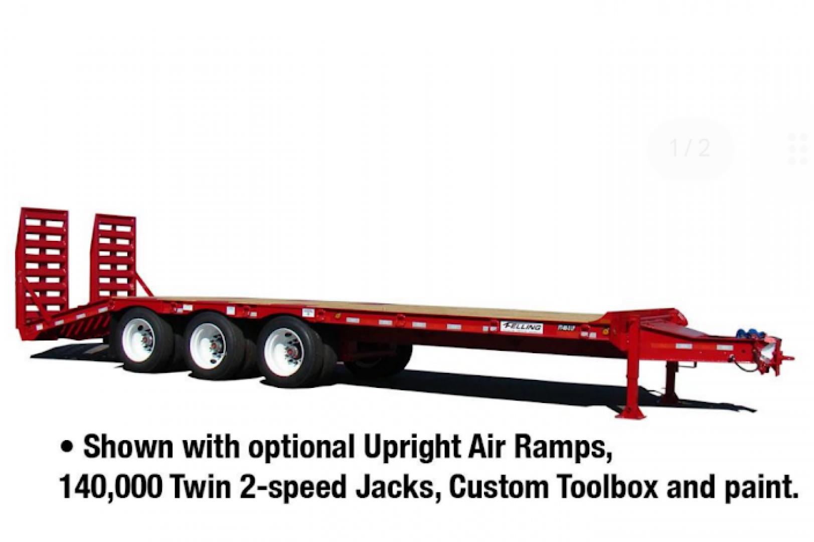 New 2025 Felling Trailers FT-60-3 LP Equipment Trailer (Commercial)