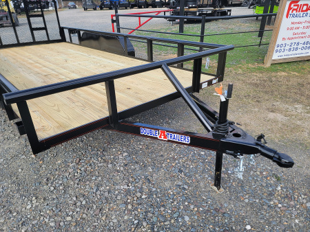 New 2025 Double A 16'x83" Tandem Axle Pipe Top w/ Brakes