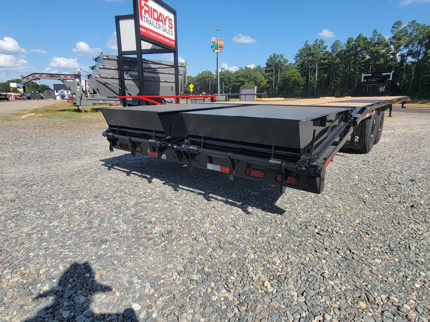 New 2025 Delco Trailers 40'x102" FD 24K Low-Pro Dual Tandem Gooseneck Equipment Trailer
