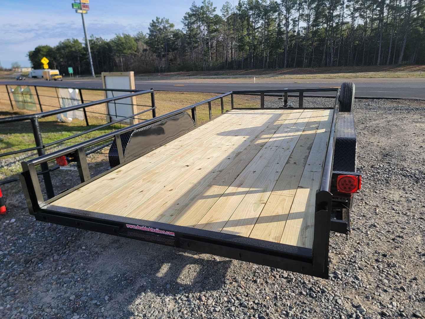 New 2025 DOUBLE A 16'x83" Tandem Axle Pipe Top