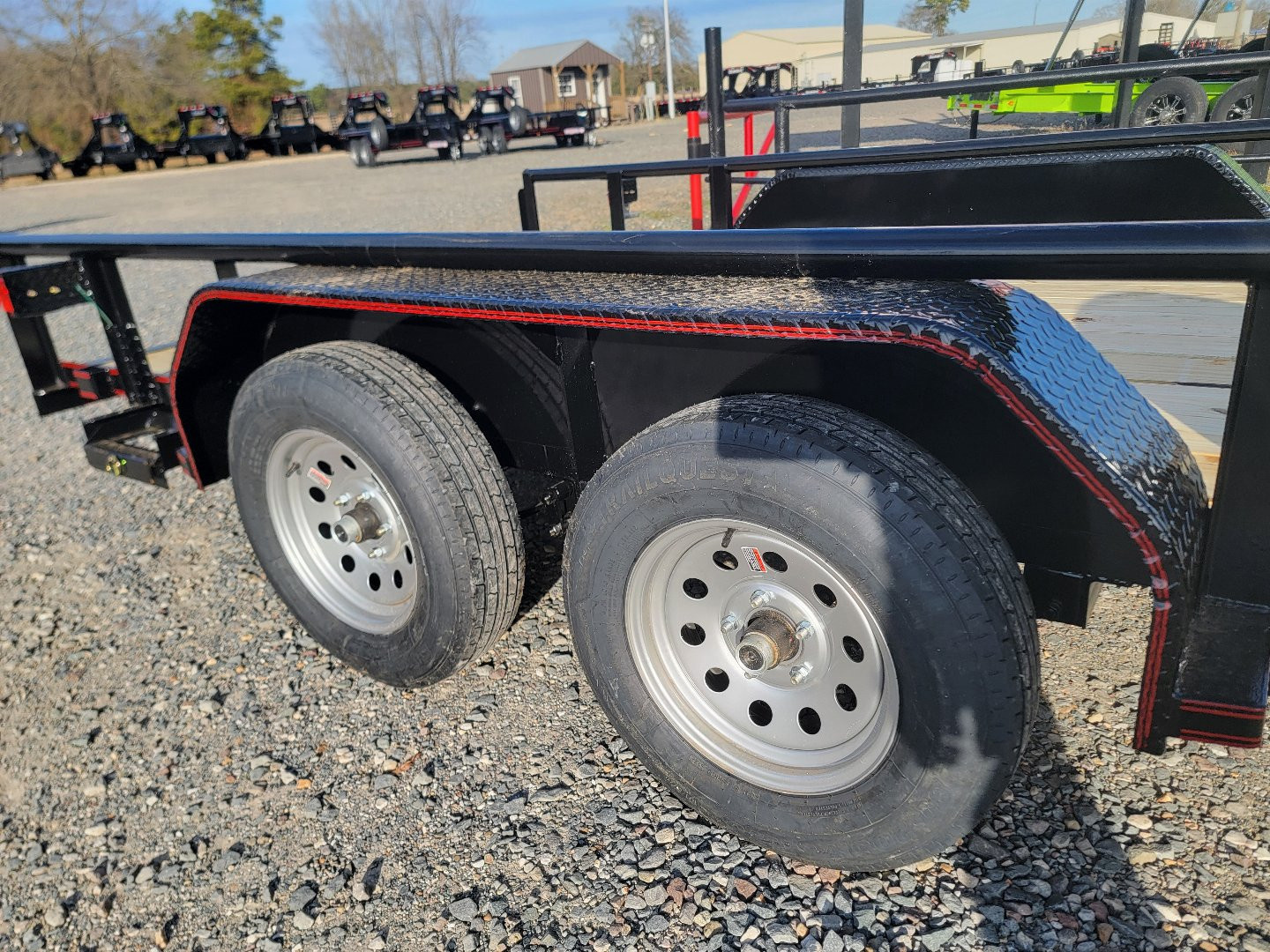 New 2025 DOUBLE A 16'x83" Tandem Axle Pipe Top