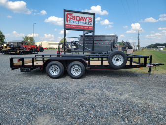 New 2025 Double A Trailers Trailers 18' x 83" Pipe Top with 5200 lb axles